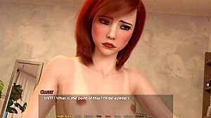 casey flashes her shaved redhead pussy on public outdoor path play