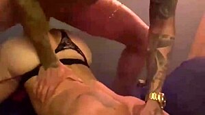 LARISSA CASTELLI sissy slut takes COP monster cock and ACTIVE trans ASSFUCKING