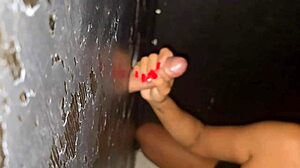 imagine me cumming hard on stranger cocks at the gloryhole party