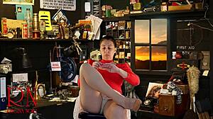 Isn't It Weird My Sexy Legs in Heels Right in Your Face!