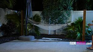 Step Mom's Accidental Downblouse Nude Exposure Turns into Taboo POV Wank Fest.