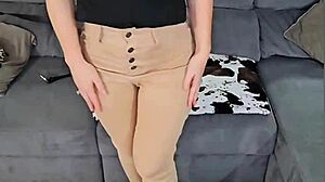 Milf Sophie strips sexy before clothes get ripped off