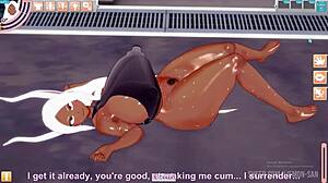 i can't stop watching this boku no hero bunny girl masturbate to squirting orgasm over and over