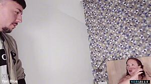 i fuck paola guerra while her lover hides creampie her tight pussy