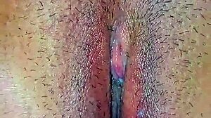 Closeup Bold Husband Fingers Juicy Hairy Indian Wife's Beaver Pussy To Creampie Climax