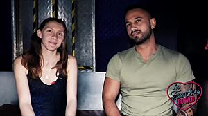 Lola and Oletsha two French sluts crave big cocks in FFM threesome