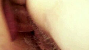 Seducing Granny Fills Hairy Pussy with Cumshot