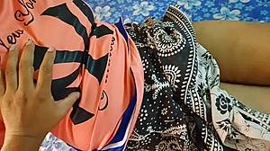 Cheating desi girlfriend sneaks lover into hotel strips skirt for wild sex