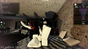 big ass girl blows me then doggystyle bangs fan