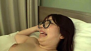 Serious-Looking H-Cup Tutor Kohaku Enjoys Nipple Play and Aggressive Sex