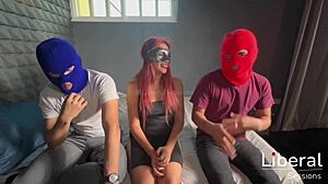 Cuckold Boyfriend Lends Girlfriend for Intense Group Porn Filming