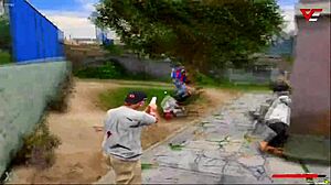 act and mira gozada make academy players rip clothes for doggy oral action