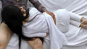 seeing my mother-in-law's thin waist and thick ass makes my penis so erect