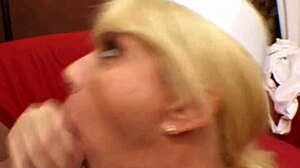 Busty nurse tempts patient with her heaving natural tits