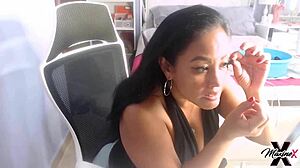 Maxine X stuffs 24-inch dildo craving endless orgasms