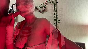 nurse from silent hill makes my heart race with her sexy halloween costume and taboo roleplay fuck