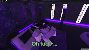 Roblox Girl Bends for Friend's Hard Fuck Session in Bored Hookup