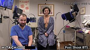 oh the thrill as freshman rebel wyatt gets her mandatory hitachi vibrator orgasm from the doctor in tampa