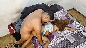 Novinha Latina Teen Anal Fucked Raw by Stepdad Best Friend!