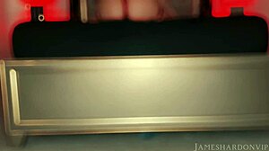 Can Curvy sinatra monroe's big ass handle bareback breeding by muscular black bull next door?