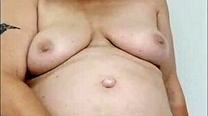 Dirty girl wanks frantically near mummy's watchful gaze