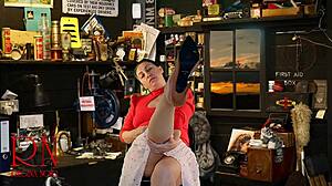 Isn't It Weird My Sexy Legs in Heels Right in Your Face!