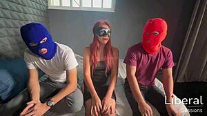 Cuckold Boyfriend Lends Girlfriend for Intense Group Porn Filming