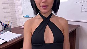 stepsister begs daddy to pop her tight virgin cherry in taboo roleplay