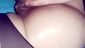 in bucuresti the romanian euro babe spreads her ass cheeks wide fingering deep into her tight hole solo