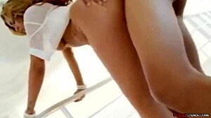 i loved joining that hot blonde and brunette threesome with toys and cumshots everywhere