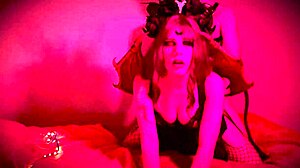 halloween gets steamy when demon girl bends over for rough doggystyle pounding from her guy