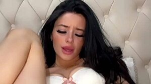 hey check out this horny american teen exchange student squirting solo on webcam with toys pov