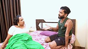 Desi Bhabhi's Fat Ass Slapped Hard on Bedroom Fuck