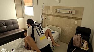 i get fucked outdoors before butt surgery nurse catches orgasm cum