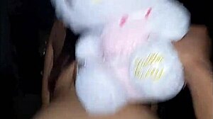 girlfriend wants fuck with hello kitty plush