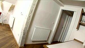 Stracy Fucks Big Tits In Fishnet Lingerie Heels