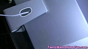 real 18+ teens tease for sneaky cumshot surprises at wild parties