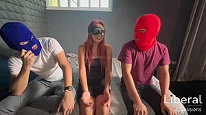 Cuckold Boyfriend Lends Girlfriend for Intense Group Porn Filming