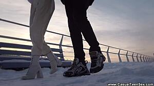 ever wonder what happens after teen emily c's shaved pussy gets licked on the desk? creampie finish