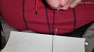 teasing my tied up throbbing cock ripping clothes until i drip precum and explode cum