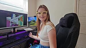 Sharing room with new Russian stepsis Ava Marina leads to dirty pov deepthroat and riding