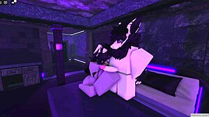 Roblox Girl Bends for Friend's Hard Fuck Session in Bored Hookup