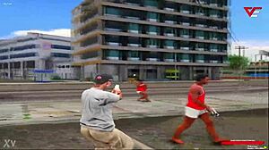 act and mira gozada make academy players rip clothes for doggy oral action