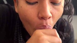 Cute Brunette Stepsis Best Friend Gives Deepthroat Blowjob To Me