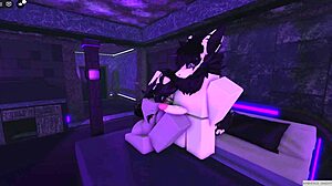 Roblox Girl Bends for Friend's Hard Fuck Session in Bored Hookup