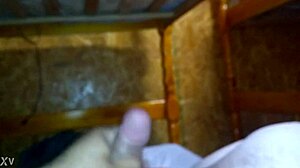 slow teasing strokes build to explosive bed jerkoff