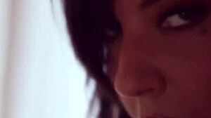 Gorgeous annalisa grecco fingers clit to horny orgasm