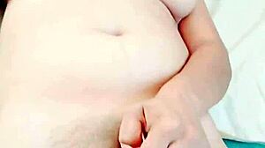 Latina babe squirts twice from huge homemade dildo