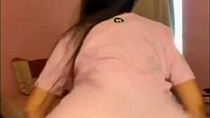 Helen dances naked shaking her juicy ass