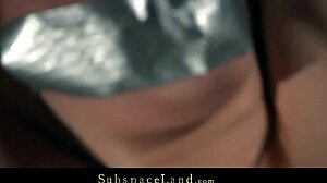 young bound alexis moans from hard vibrator on pussy in bondage